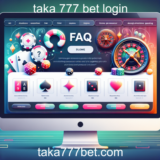 Entenda a Categoria de Perguntas Frequentes no Taka 777 Bet Login
